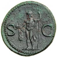 Agrippa. (died 12 BC). Bronze As (11.7g; 28mm)., mint of Rome, struck under Caligula AD 37-41. VF - 2
