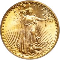 1927 $20 St. Gaudens. PCGS MS65