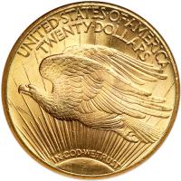 1927 $20 St. Gaudens. NGC MS65 - 2