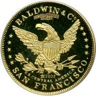 Baldwin & Co. 1857/0 $10 Horseman Restrike Commemorative - 2