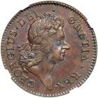 1722 Wood's Hibernia Halfpenny with Harp Left Martin 4.2-Bd.1 Rarity-5 NGC graded AU58