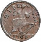 1760 Voce Populi Halfpenny Nelson-2 Rarity-3 AU55 - 2