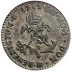 1762-BB French Colonies Sou Marque Strasbourg Mint Vlack-276 Rarity-1 PCGS graded XF40