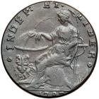 1787 Auctori Plebis Halfpenny Breen-1147 EF45 - 2
