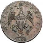 1788 Massachusetts Cent Ryder 1-D Rarity-3 VF35 - 2