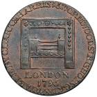 1795 Washington Grate Halfpenny with Large Coat Buttons Breen-1271 MS60 - 2