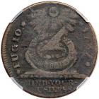 1787 Fugio Cent Newman 9-Q Rarity-5 NCS Fine Details, Corroded