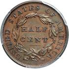 1835 Classic Head Half Cent - 2