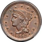 1852 N-3 R1 PCGS graded MS65 Brown, CAC approved