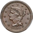 1854 N-10 R2 PCGS graded MS64+ Brown, CAC approved