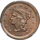 1854 N-11 R2 PCGS graded MS64+ Brown, CAC approved