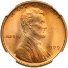 1909 Lincoln Cent. VDB. NGC MS66