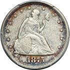 1875-S Twenty Cents. PCGS EF45