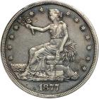 1877-CC Trade Dollar. PCGS VF25