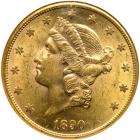 1890-S $20 Liberty. NGC MS61