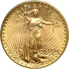 1924 $20 St. Gaudens. ANACS MS63