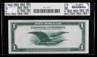 1918, $1 Federal Reserve Bank Note. PCGS Very Fine 35. Fr-729. KL-82. - 2