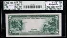 1914, $5 Federal Reserve Note. PCGS Choice About New 58 Apparent. Fr-871a. - 2