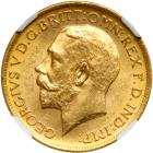 Australia. Sovereign, 1915-S. NGC MS64