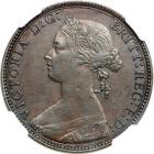 Great Britain. Halfpenny, 1874. NGC AU53