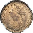 Great Britain. Halfpenny, 1887. NGC MS64