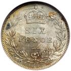 Great Britain. Sixpence, 1888. NGC MS65 - 2