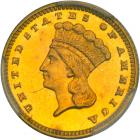 1887 $1 Gold Indian. PCGS PF64