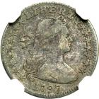 1797 Draped Bust Half Dime. 16 stars. NGC VF20