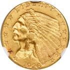 1926 $2.50 Indian. NGC MS63