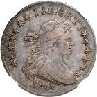 1799 Draped Bust Dollar. Irregular date, 13 stars on reverse. NGC VF30