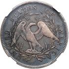 1795 Flowing Hair Dollar. 2 leaves beneath each wing. NGC VF35 - 2