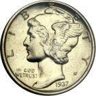 1937 Mercury Dime. PCGS PF67