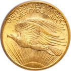 1907 $20 St. Gaudens. Flat relief. PCGS MS63 - 2