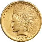 1908-S $10 Indian. With motto. PCGS MS61