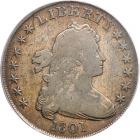 1801 Draped Bust Dollar. PCGS VG10