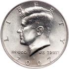 2007-D Kennedy Half Dollar. PCGS MS68