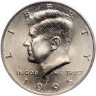 1995-D Kennedy Half Dollar. PCGS MS68