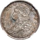 1829/7 Capped Bust Half Dollar. NGC MS61