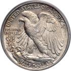 1917-S Liberty Walking Half Dollar. Mint mark on obverse. PCGS MS63 - 2