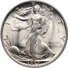 1937-S Liberty Walking Half Dollar. MS66