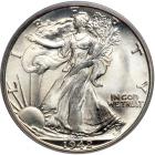 1942-D Liberty Walking Half Dollar. PCGS MS67