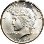 1923-S Peace Dollar. PCGS MS65