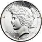 1927 Peace Dollar. PCGS MS65