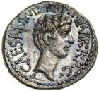 Mark Antony & Octavian. 41 BC. Silver Denarius (3.9g). EF - 2