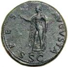 Claudius. AD 41-54. AE Sestertius. VF - 2