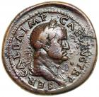 Galba. AD 68-69. AE Sestertius. VF