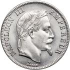 France. Platinum 100 Francs, 1858-A. BU