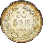 Sweden. 50 Ore, 1883-EB. NGC MS65 - 2