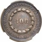 Brazil. 400 Reis, 1834. NGC AU53