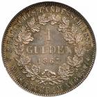 German States - Baden. Gulden, 1867. NGC MS64 - 2